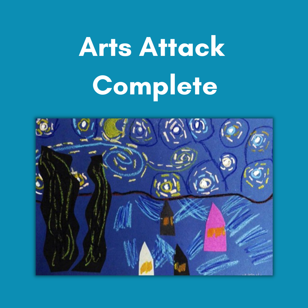 Arts attack complete product graphic
